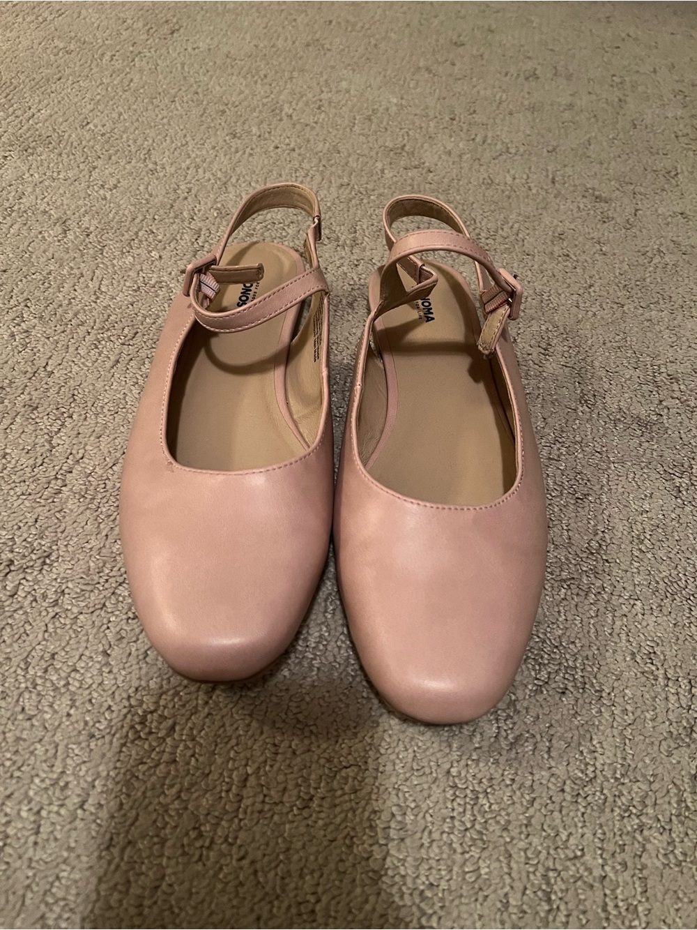 Sonoma Blush Pink sling back Flats